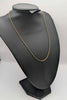375 HALLMARKED 9CT, YELLOW GOLD, BOX LINK CHAIN, 20", 4.05G, BOXED