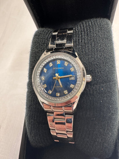 Sekonda Catherine Midnight Star Women's Silver Tone Bracelet Watch