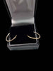 Pair Of 9ct Yellow Gold Hoop Earrings - 0.44 Grams