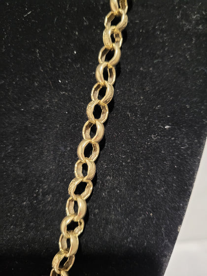 9ct Yellow Gold Belcher Chain - 28