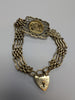 1906 HALF SOVEREIGN GOLD GATE BRACELET PRESTON STORE