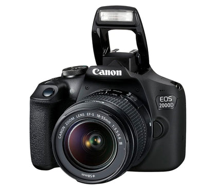 Canon eos 2000d efs 18-55 III kit with bag and tripod