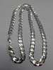 Brand New Silver Curb Chain