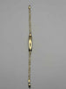 14ct gold 585 bracelet 8.9g Figaro style chain 8'' boxed