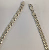 Silver Curb Chain 24”