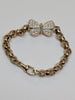9ct Gold Butterfly Baby Patterned Belcher Bracelet
