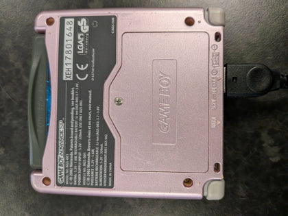 Pink Nintendo Advance Sp Console With 5 Games