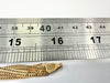 9ct yellow gold braided herringbone necklace 16"
