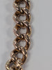 9ct Gold Charm bracelet - heart lock & safety chain