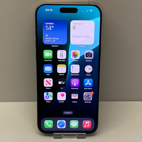 Apple iPhone 16 Pro Max Unlocked Model A3296 256GB in Natural Titanium