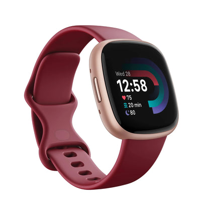 Fitbit Versa 4 Fitness Smartwatch Copper Rose Aluminium.