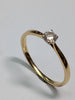 18ct Gold Diamond Ring - Size I 1/2
