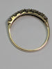 9CT GOLD RING WITH CZ STONES SIZE L