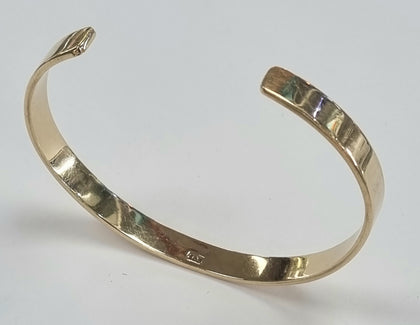 9ct Gold Cuff Bangle