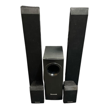 Panasonic Black Sb-hw170 Home Theatre System Subwoofer And Speakers