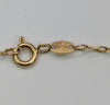 18ct Hallmarked 750, Yellow Gold, Christ On Cross pendant on link chain, 22", 4.71G