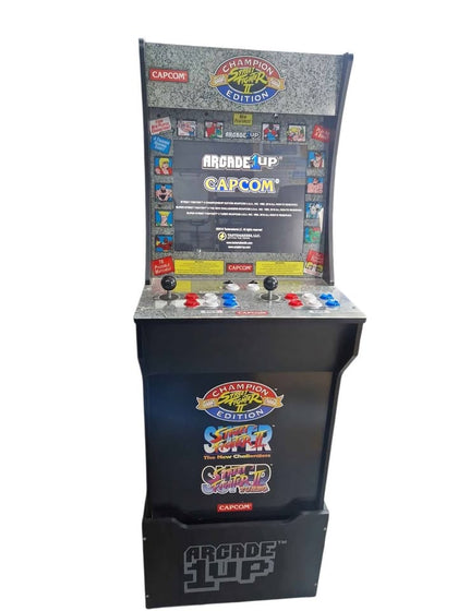 Arcade 1UP Street Fighter II Champion Edition Machine, Includes Power Lead
