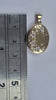 9ct gold oval floral locket