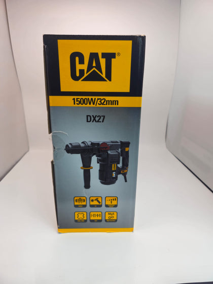 CAT ROTARY HAMMER DX27 1500W/32mm SDS - OPENED NEVER USED.