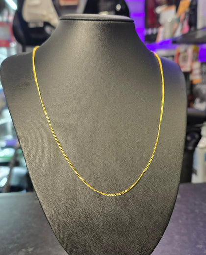 18CT Gold Curb 20” Chain
