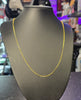 18CT Gold Curb 20” Chain