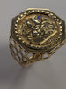9ct George & Dragon Ring Size U 1/2