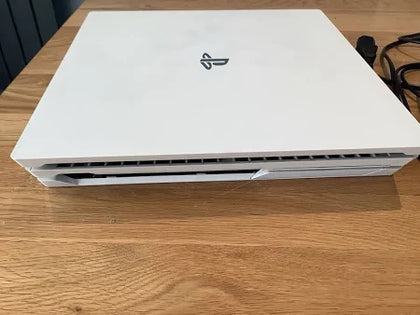 Sony PlayStation 4 Pro 1tb White Console- Controller Red