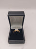 14k Gold Ring With CZ Heart stone 4.0G Hallmarked(585)&Tested Size M