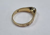 9ct gold diamond ring size R