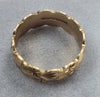 9CT GOLD BAND SIZE Q LEYLAND