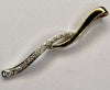 9ct White & Yellow Gold Diamond Pendant