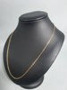 9ct GOLD NECKLACE 2.3G 375 16'' in Length