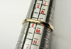 9ct yellow gold solitaire diamond ring size L