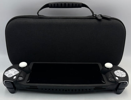 PlayStation Portal Remote Player, White, Unboxed with travel case and console cover black