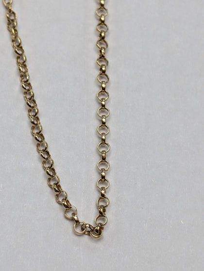 9CT GOLD BELTCHER CHAIN 18