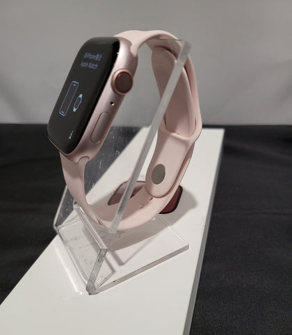 Apple Watch Series 9 Cellular,, Pink Aluminium, 45mm,  with Light Pink Sports Band
