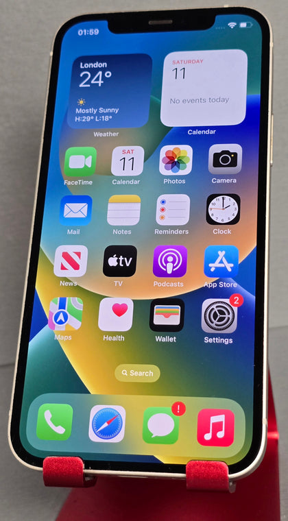 Apple iPhone 12 64GB White, 79% Battery ***Unlocked, Unboxed***