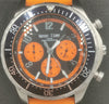 Neon Time Swiss Quartz Chronograph Men's Watch - Orange Resin Strap - Boxed