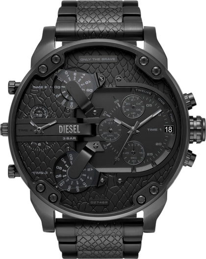 Diesel Mens Mr Daddy 2.0 Black Watch DZ-7468
