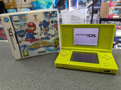 Nintendo DS Lite Green with Mario & Sonic at the Olympic Winter Games