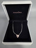 925 Ale Pandora Necklace 3.9G ROSE GOLD HEART