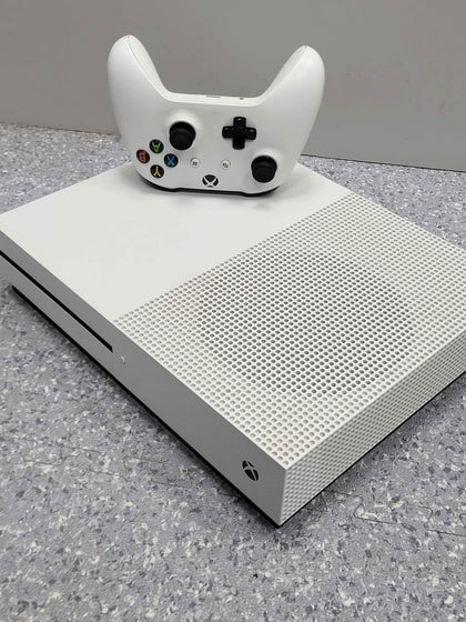 Xbox One S 1BT White unboxed with official wireless controller in White