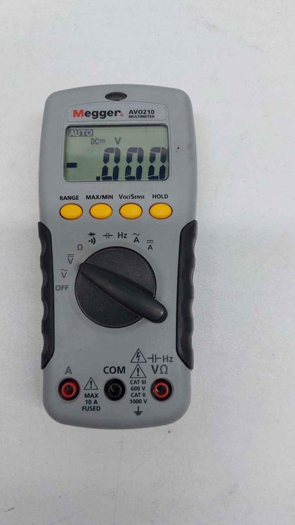 Megger AVO210 Multimeter CAT III 600V Non Contact Voltage Senser Digital - Boxed