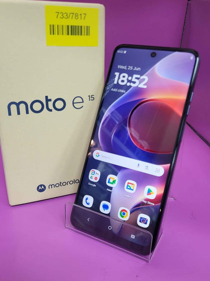 Motorola Moto E15 Denim Blue - 64GB - Unlocked - Dual Sim