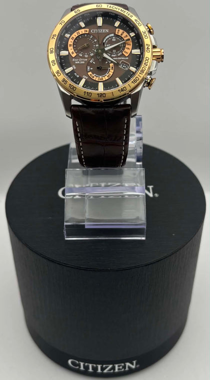 Citizen Eco-Drive Men's Watch Perpetual Chrono AT CB5899-05X boxed