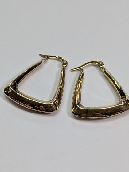 9CT GOLD HAND BAG EARRINGS PRESTON STORE
