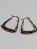 9CT GOLD HAND BAG EARRINGS PRESTON STORE