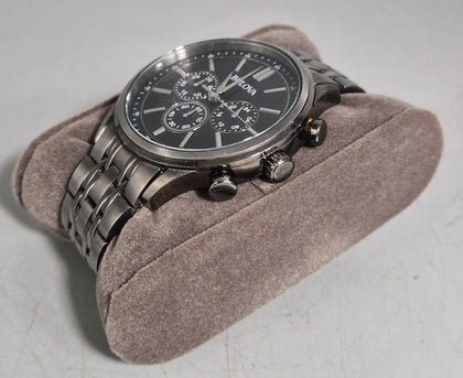 Bulova 98A217 42mm Gunmetal Stainless Steel Case and Bracelet, Men's Watch