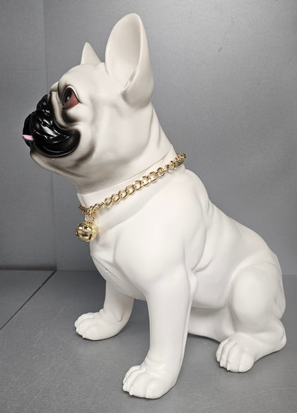 **Sale** Bulldog Shape Bluetooth Speaker CH-M10 White **Collection Only**