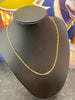 14CT YELLOW GOLD FIGARO CHAIN APPROX 17"